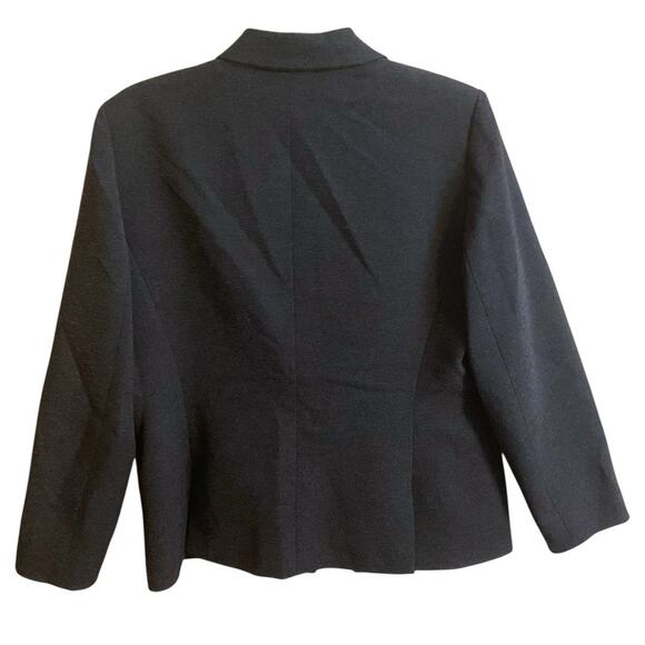 Tahari ASL Black White Spots Embellished One-Button Blazer Jacket Size 12 - Picture 8 of 14